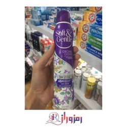 اسپری ضد تعریق سافت اند جنتل رایحه orchid desire حجم 250 میل